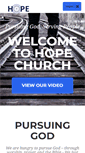 Mobile Screenshot of hope-church.org.uk